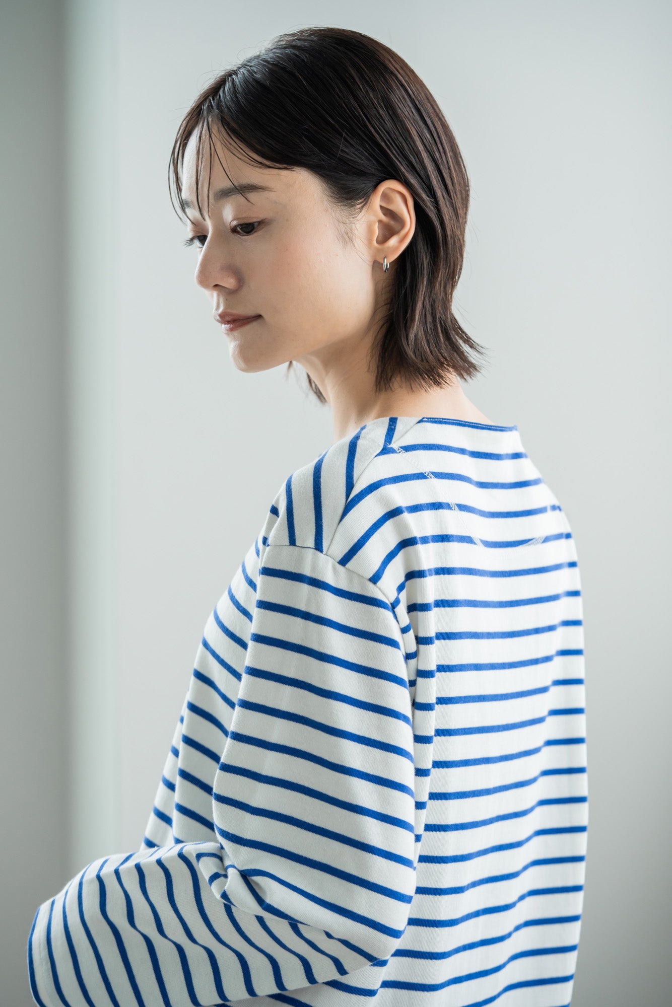 YARRA バックスラッシュネックプルオーバー YR-1411-205