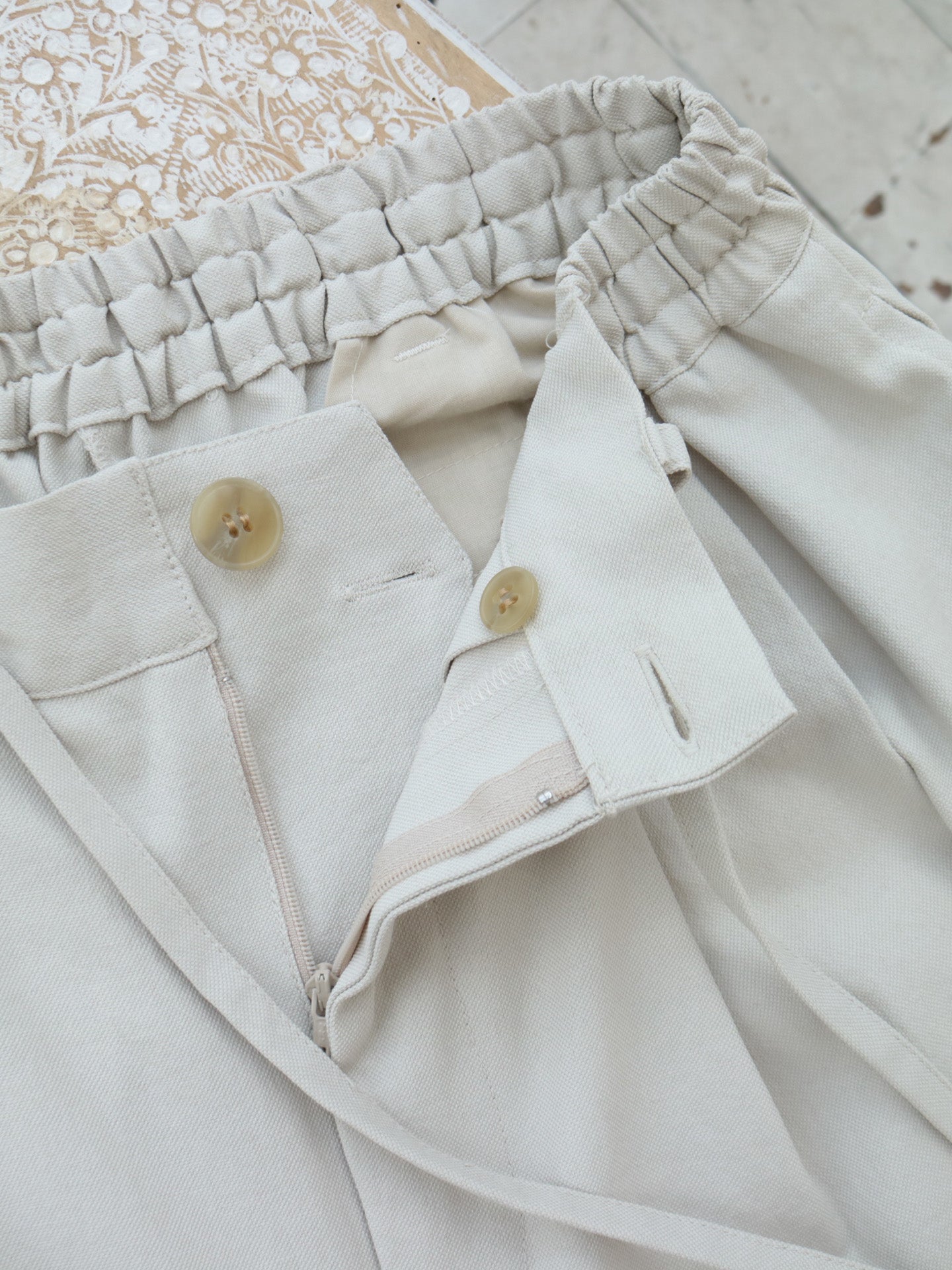 doux bleu ドライオックス タックパンツ DB-2515-022