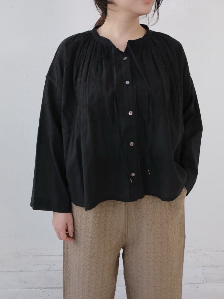 YARRA INDIAボイル刺繍ブラウス YR-1553-250