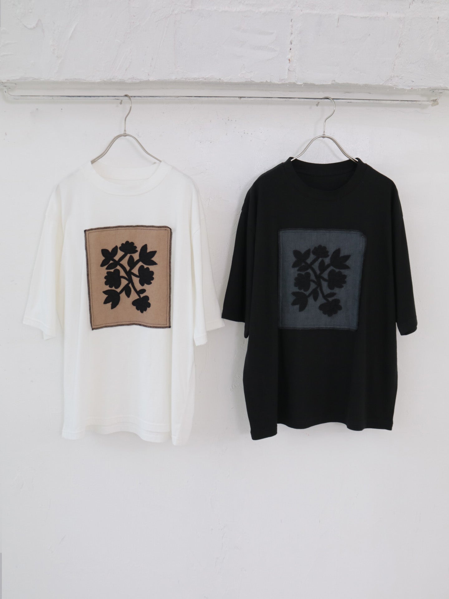 doux bleu アップリケ刺繍 Tシャツ DB-2521-053