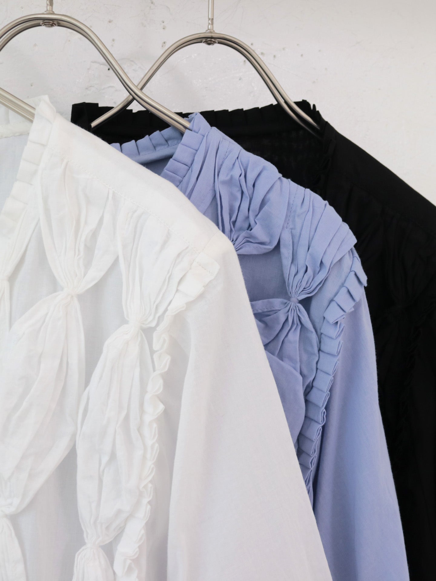 doux bleu RIBBON TIE ブラウス DB-2523-060