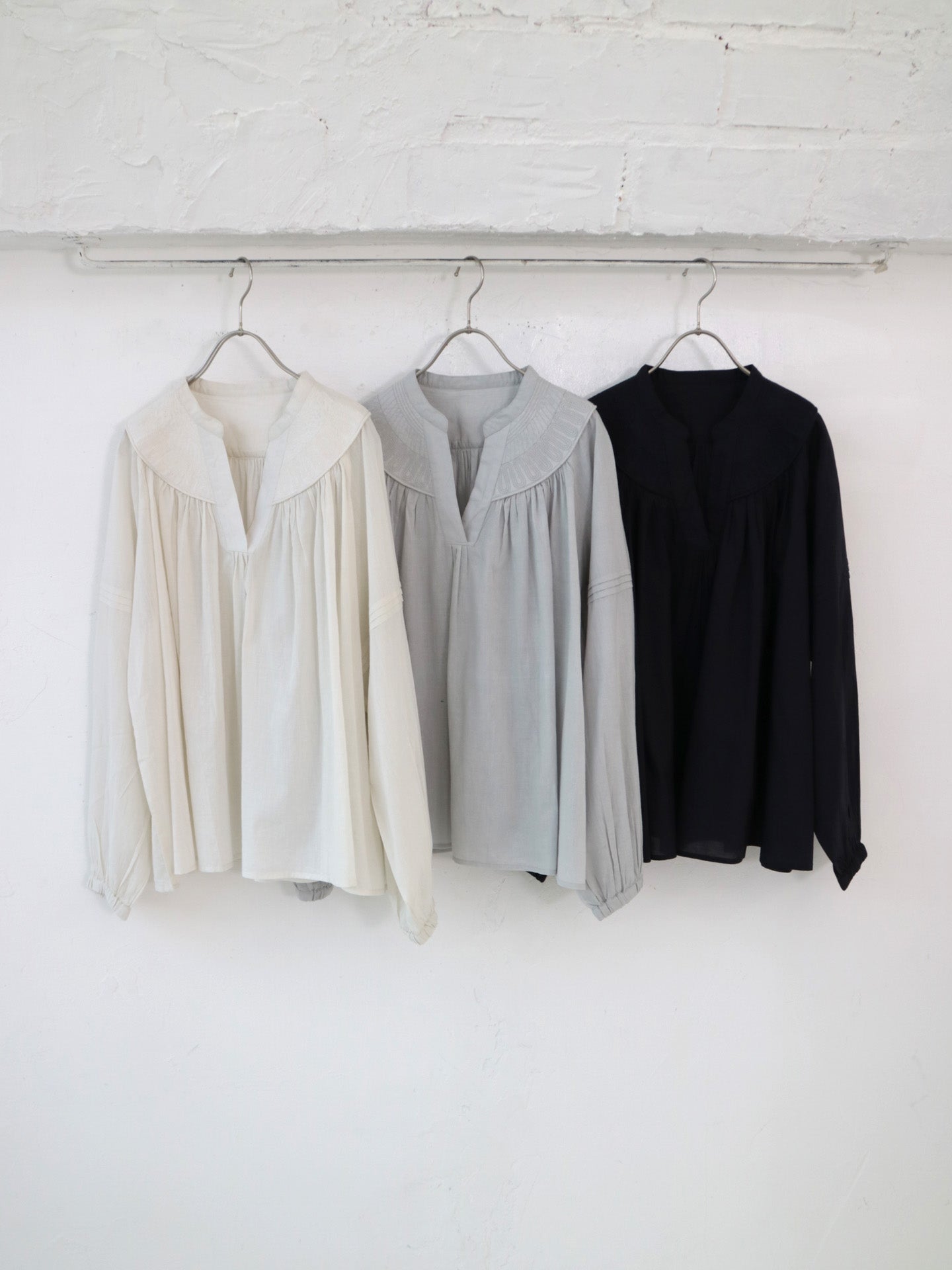 doux bleu キルトヨーク ブラウス DB-2533-083