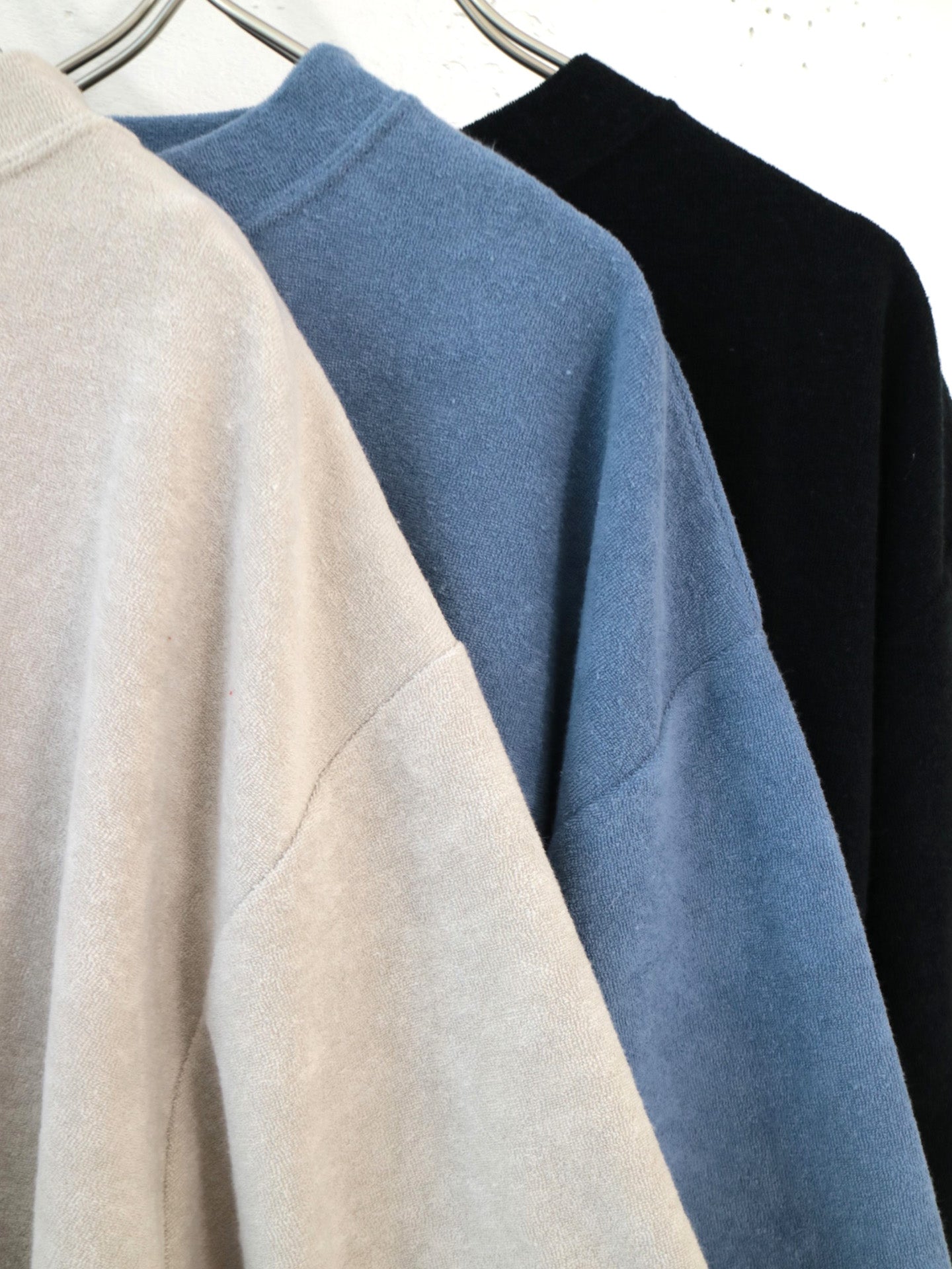 doux bleu パイル ハーフスリーブプルオーバー DB-2531-085