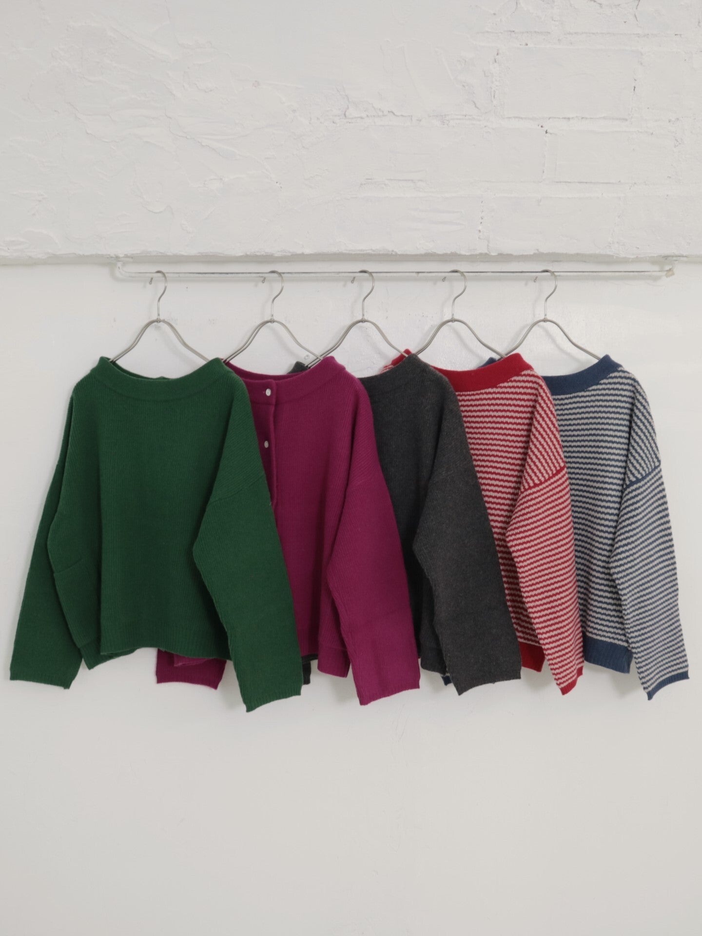 YARRA イタリーメリノ2WAYカーディガン YR-1542-231