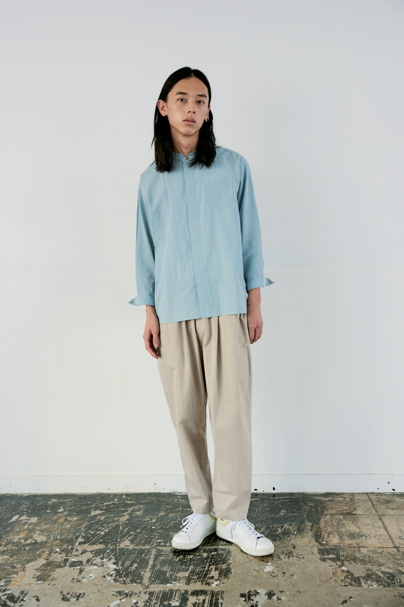YARRA NEU ヴィンテージワッシャーツイルパンツ NU-5515-418