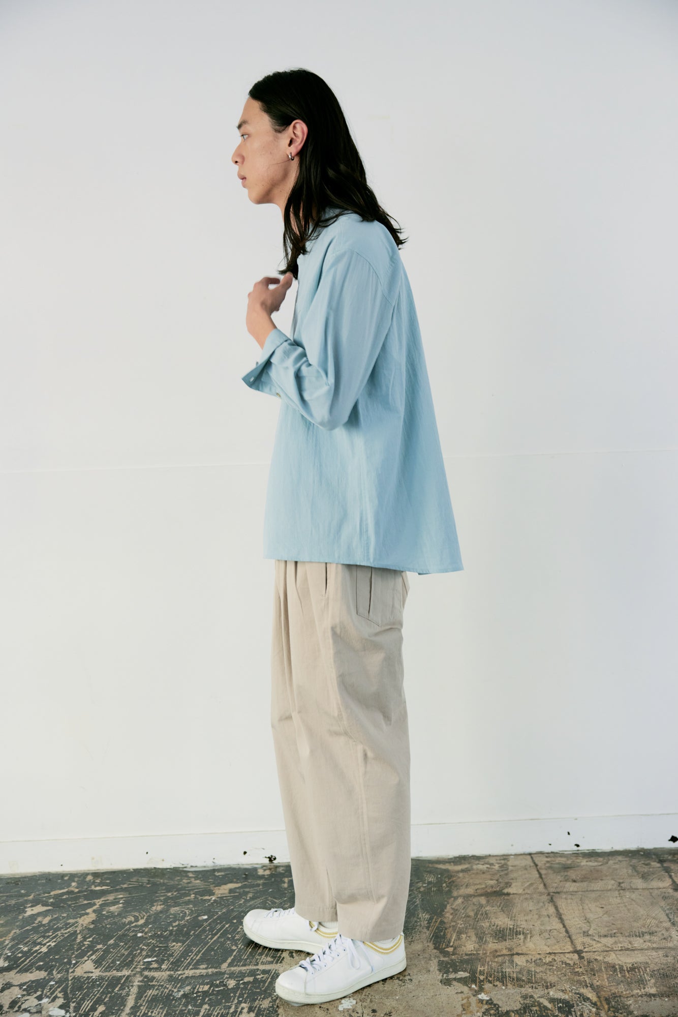 YARRA NEU ヴィンテージワッシャーツイルパンツ NU-5515-418