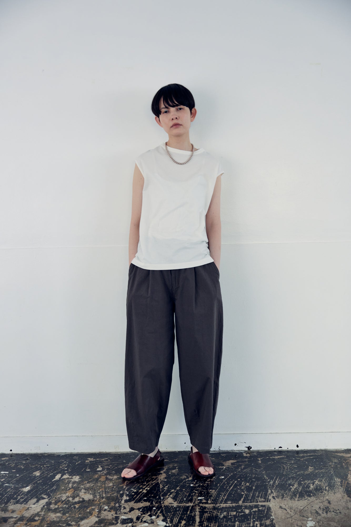 YARRA NEU 強撚天竺フレンチカットソー NU-5521-431