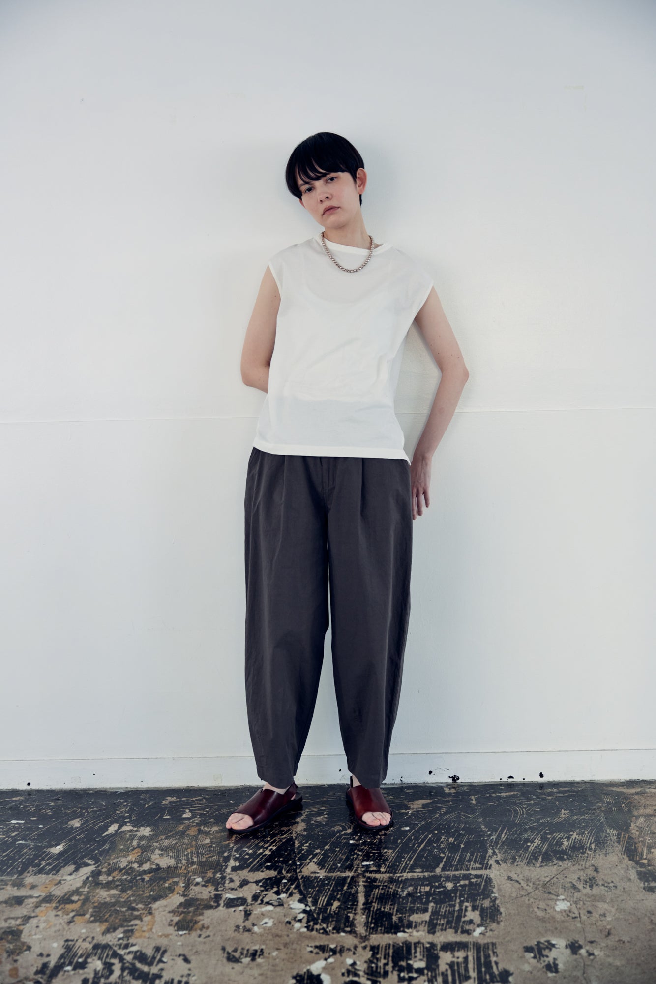 YARRA NEU 強撚天竺フレンチカットソー NU-5521-431