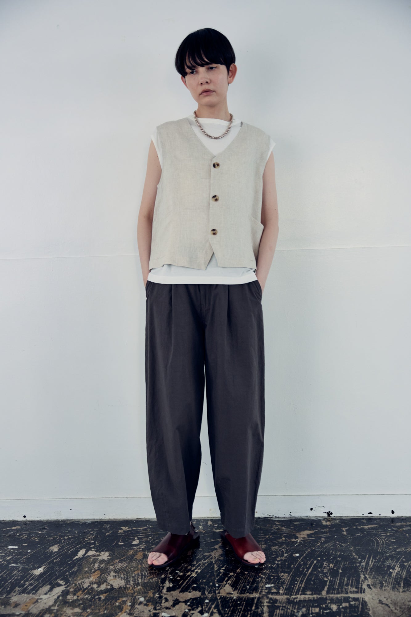 YARRA NEU 強撚天竺フレンチカットソー NU-5521-431