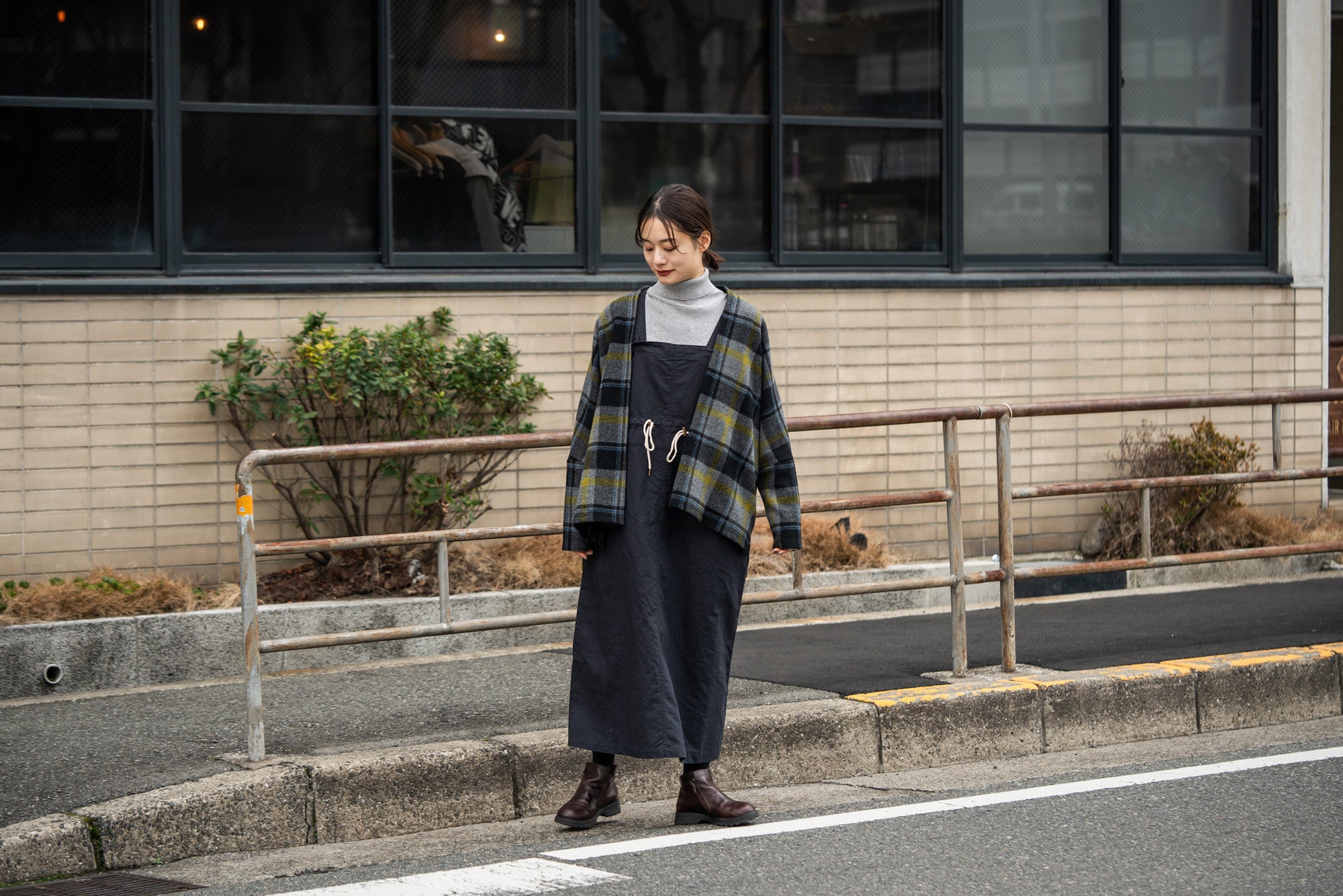 YARRA ECOWOOLモッサトッパーカーディガン YR-1547-241