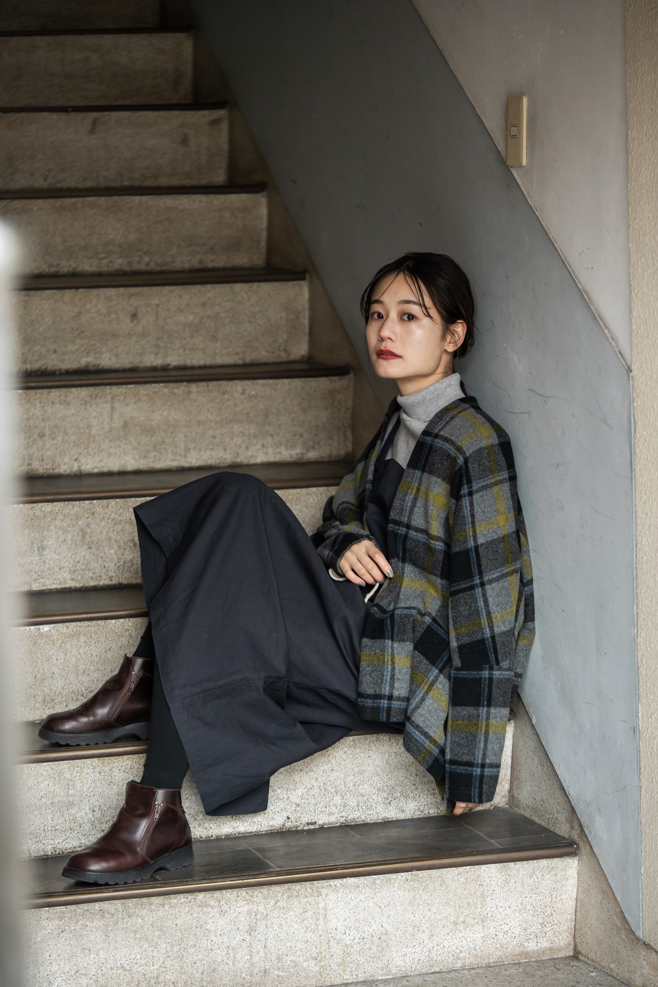 YARRA ECOWOOLモッサトッパーカーディガン YR-1547-241