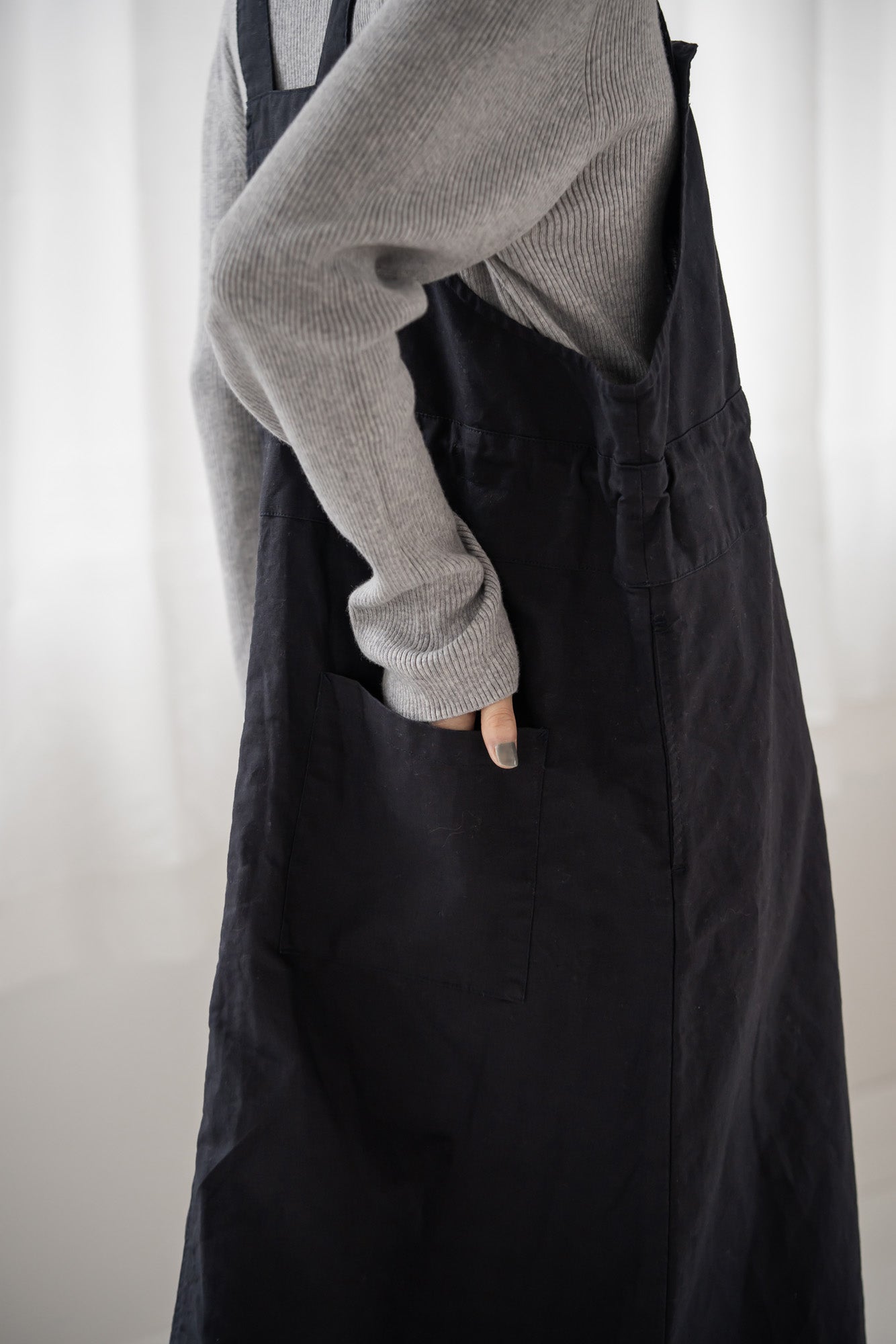 YARRA 綿カシミヤタートルリブニット YR-1542-230