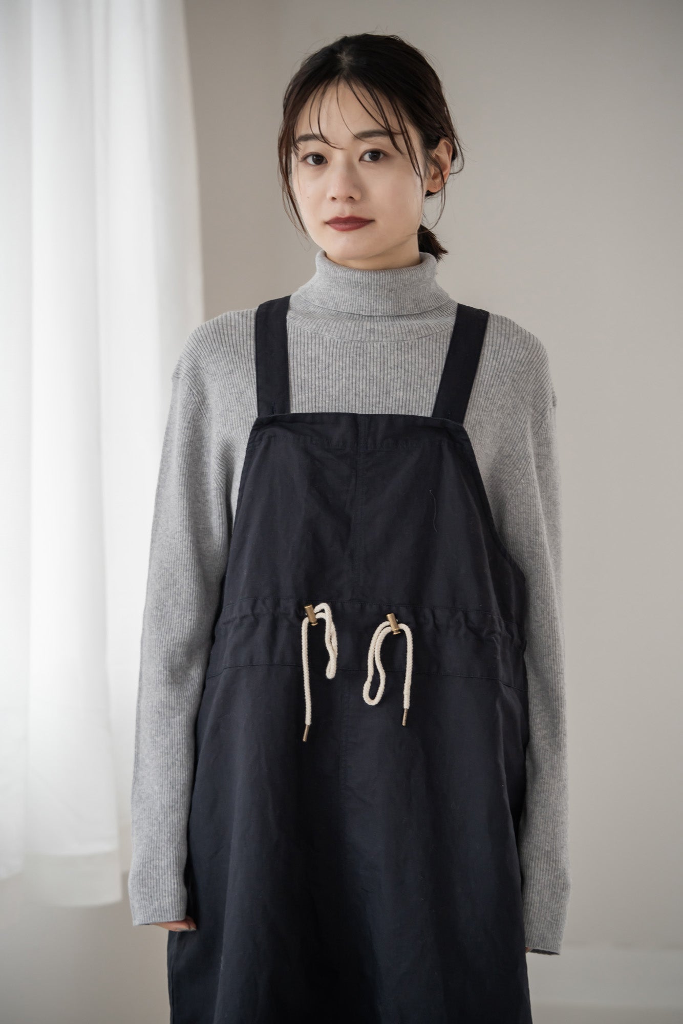 YARRA 綿カシミヤタートルリブニット YR-1542-230