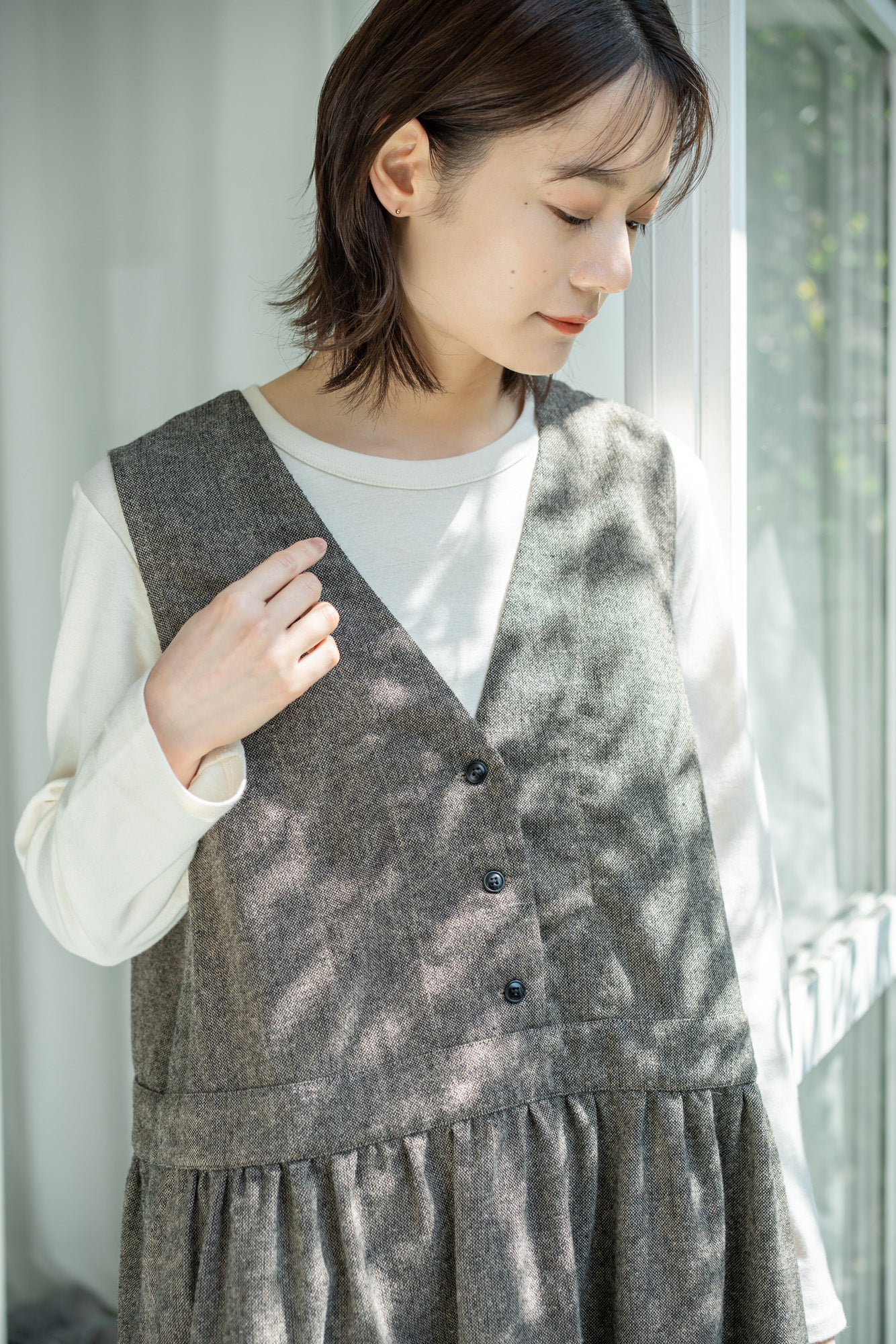 YARRA オーガニックコットン長袖プルオーバー YR-1441-240