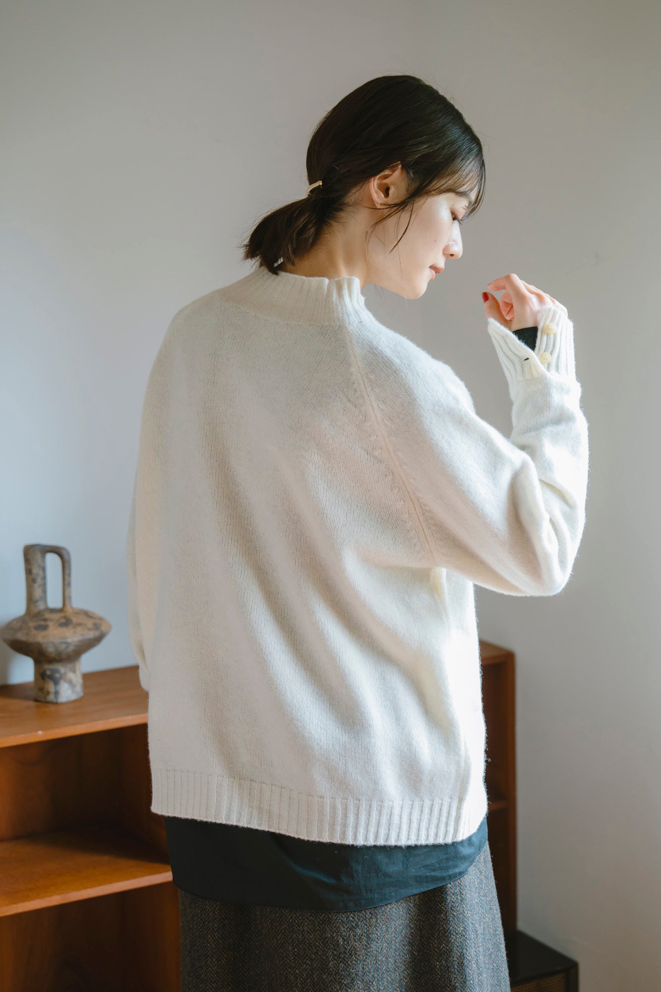 YARRA ハイネックニットプルオーバー YR-1552-276