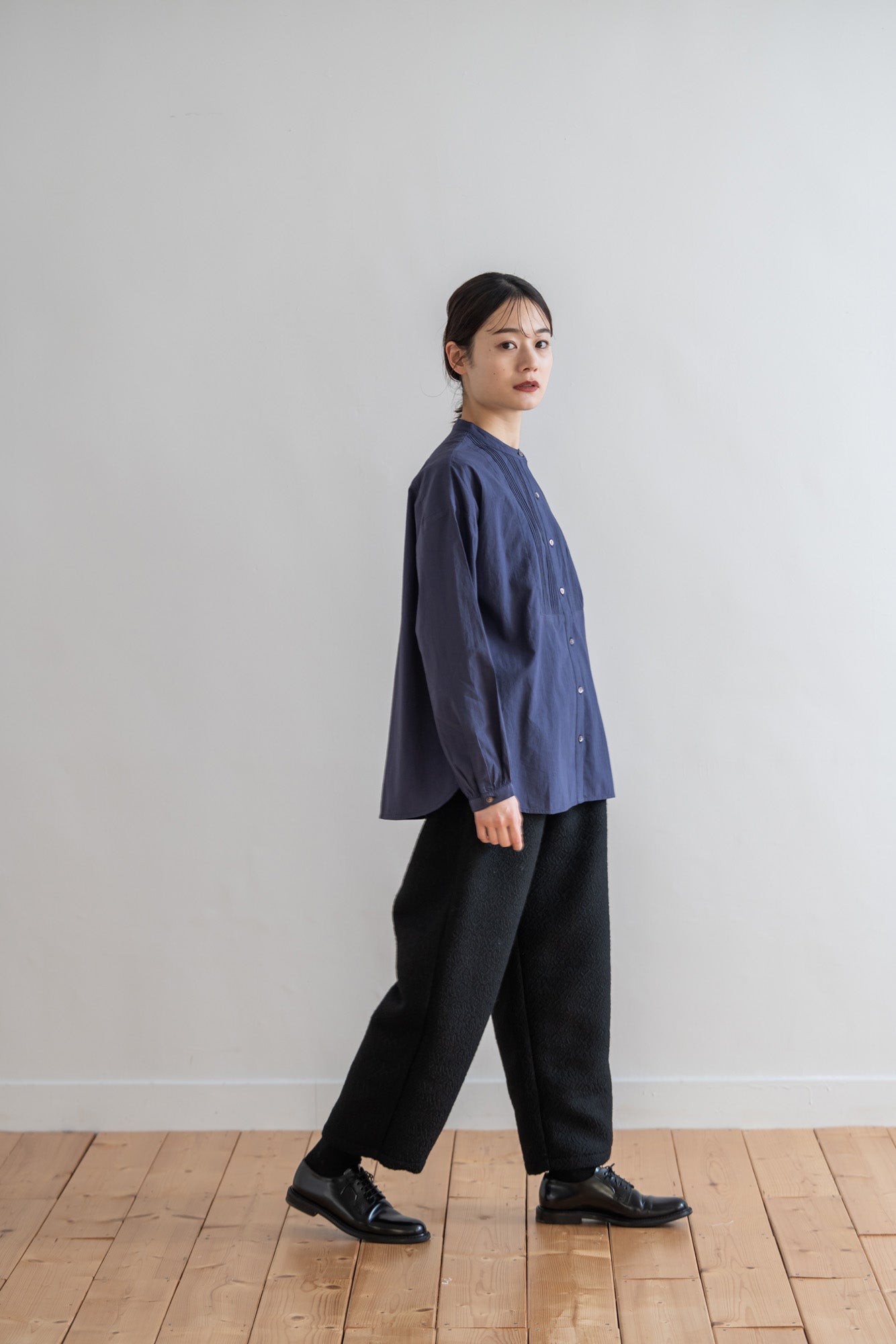 YARRA INDIAフロントタックヨークブラウス YR-1543-232