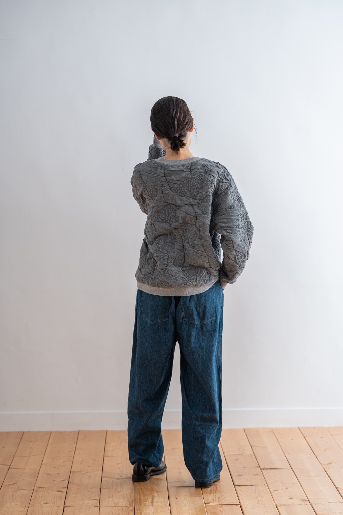 YARRA 木の実キルトJQDドロッププルオーバー YR-1541-225