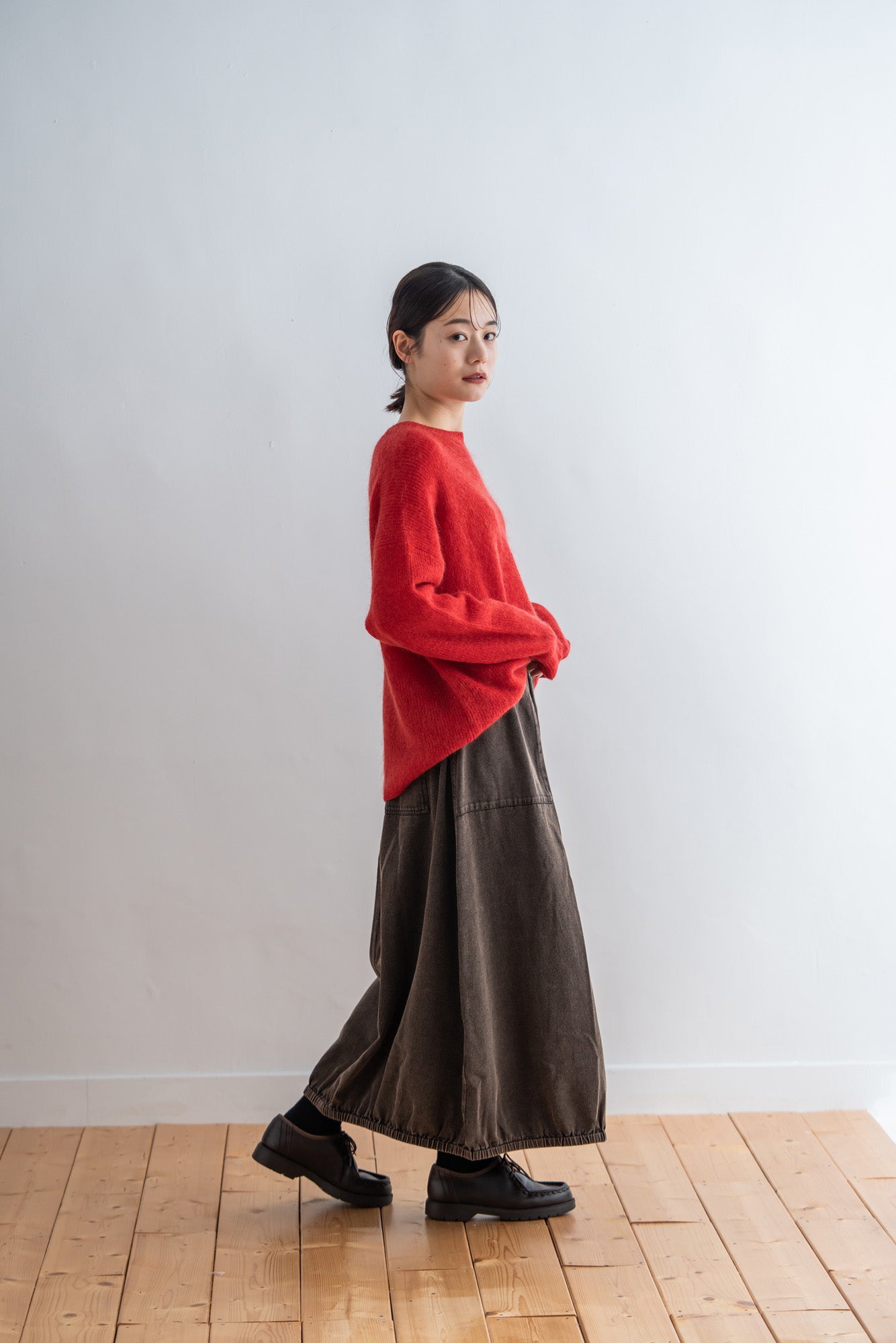 YARRA モヘアブレンドニットプルオーバー YR-1542-226
