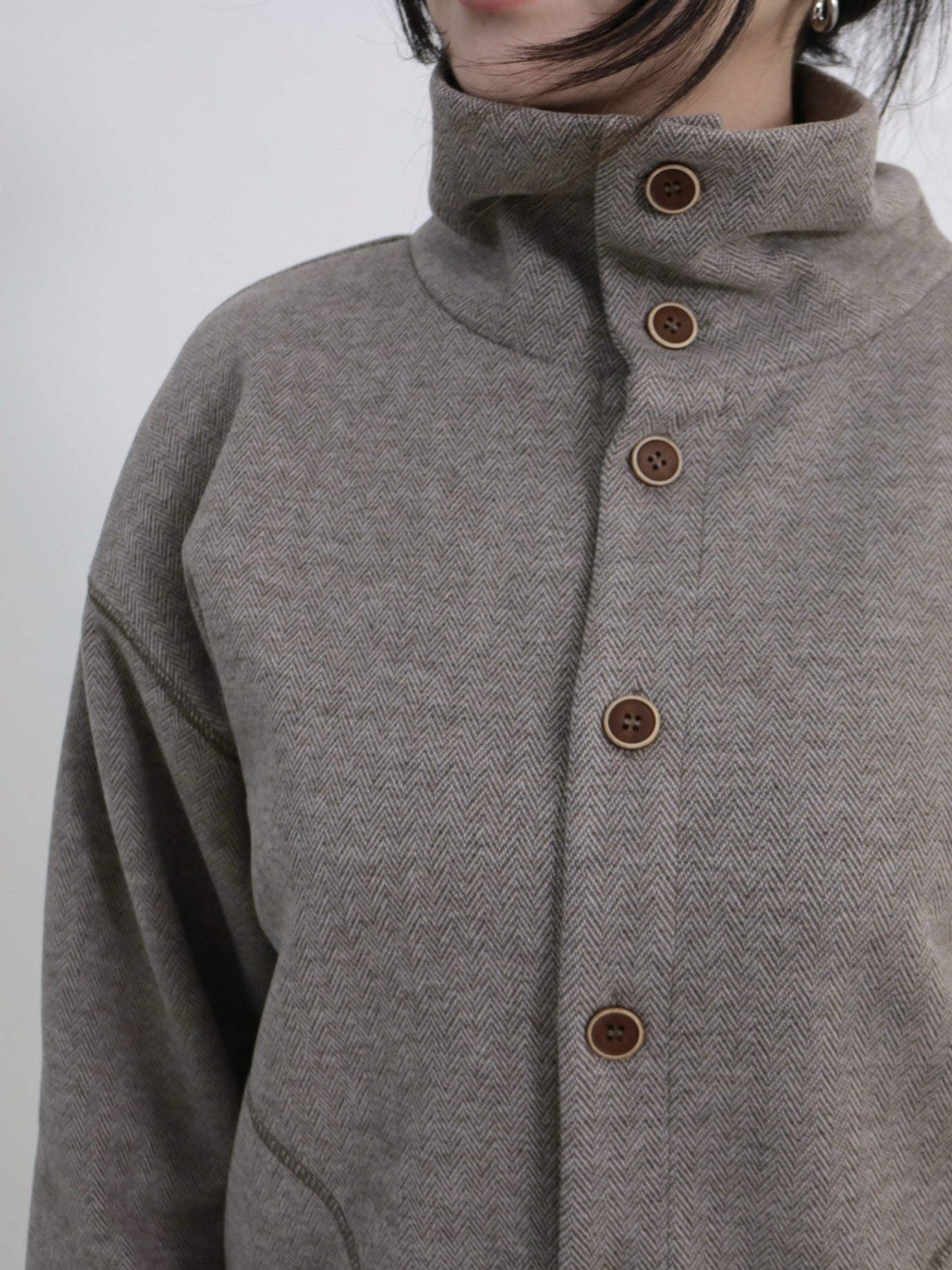 YARRA NEU W混釦ダウンカットブルゾン NU-5551-417