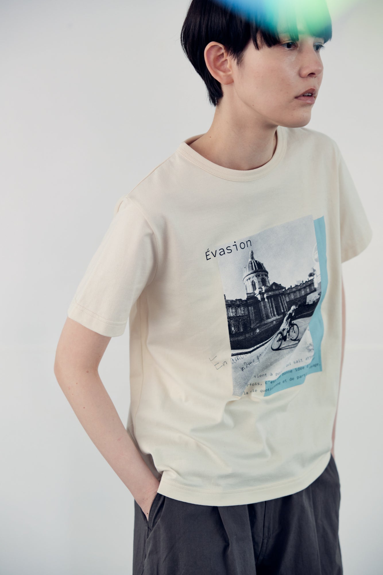 YARRA NEU EvasionフォトプリントTシャツ NU-5521-427