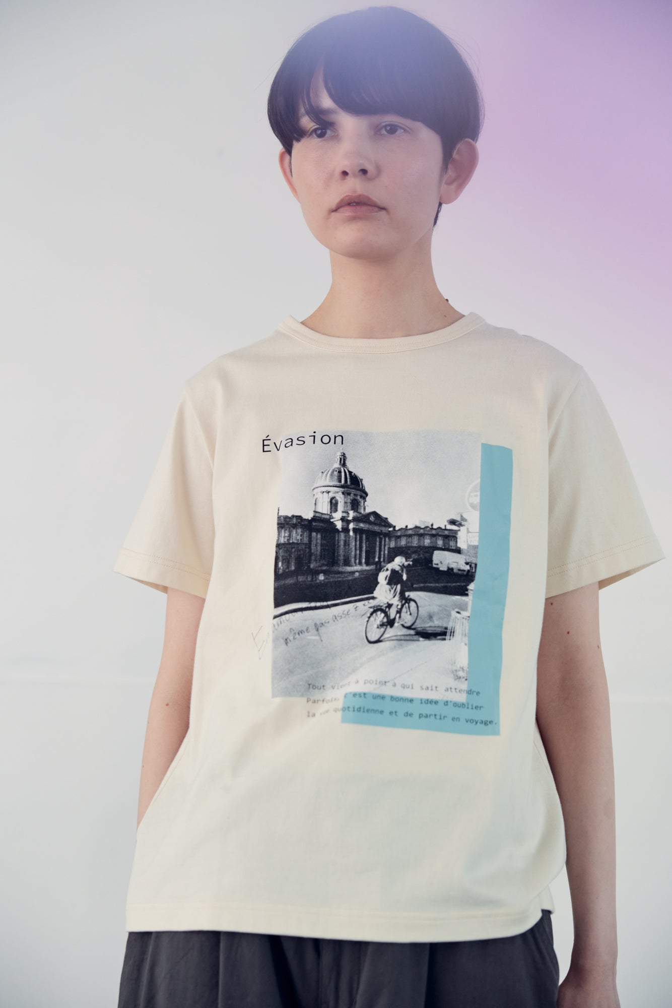 YARRA NEU EvasionフォトプリントTシャツ NU-5521-427