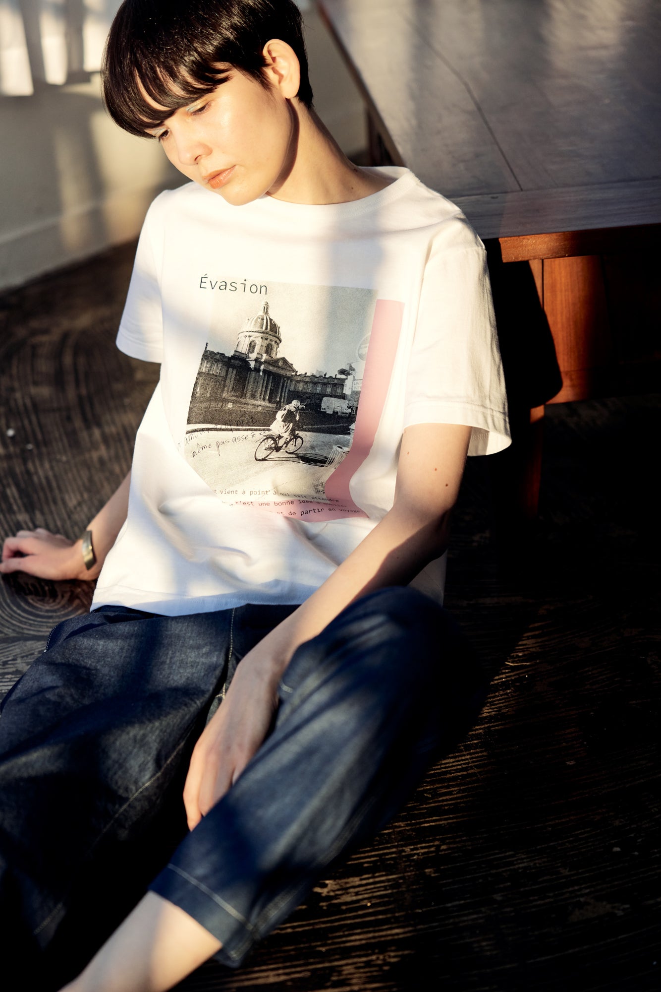 YARRA NEU EvasionフォトプリントTシャツ NU-5521-427
