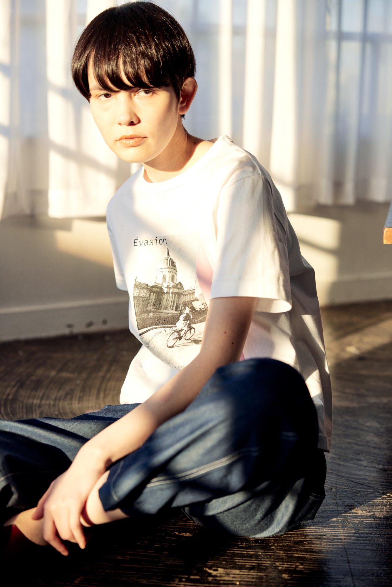 YARRA NEU EvasionフォトプリントTシャツ NU-5521-427