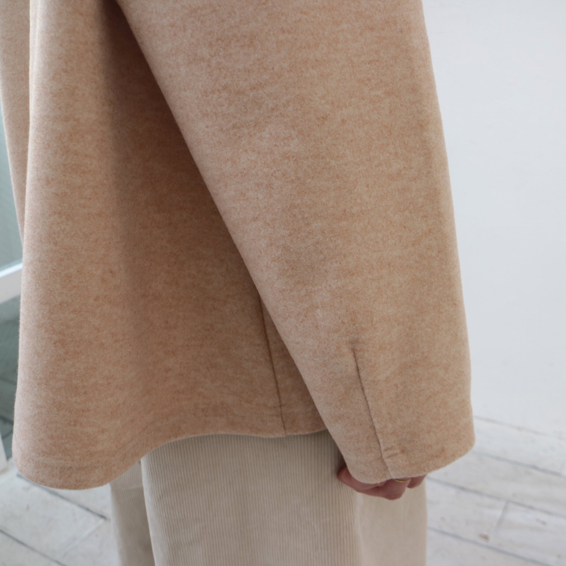 doux bleu Wジャージーフレアプルオーバー DB-2451-039