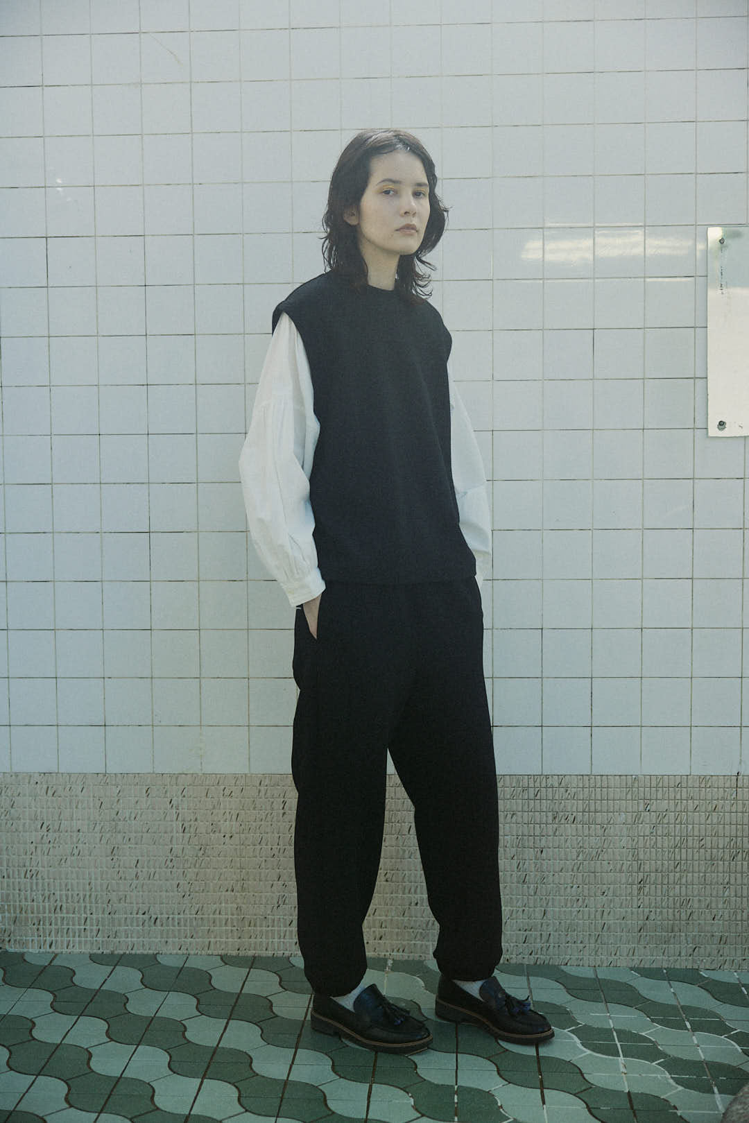 YARRA NEU 綿ポリジョガーパンツ NU-5445-418