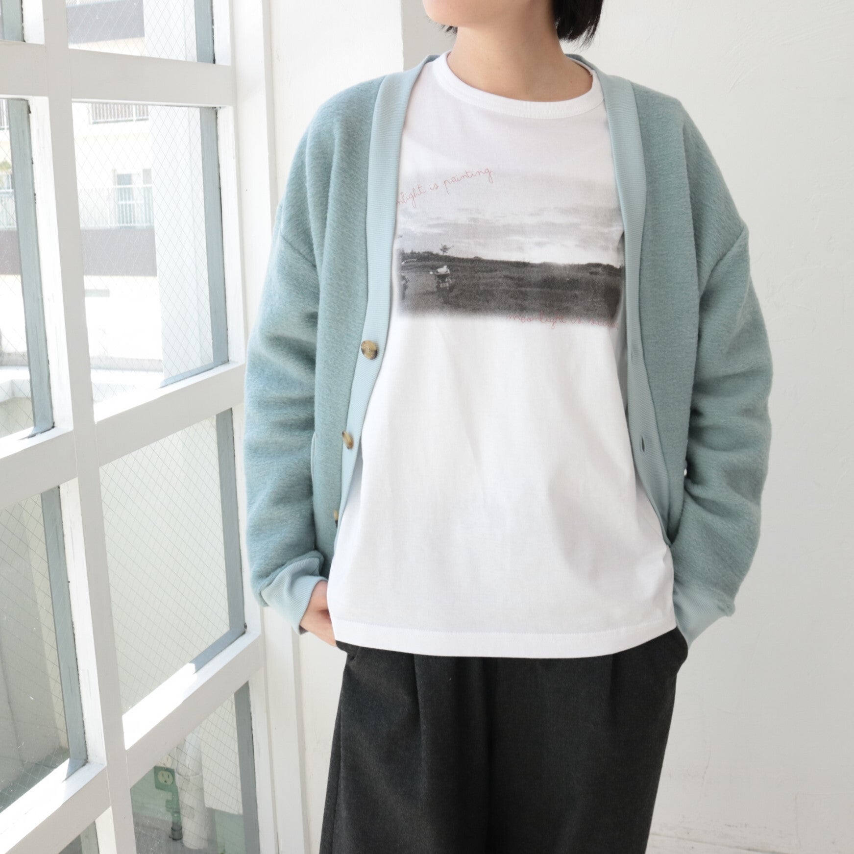 YARRA NEU フォトプリントロンTシャツ NU-5441-401