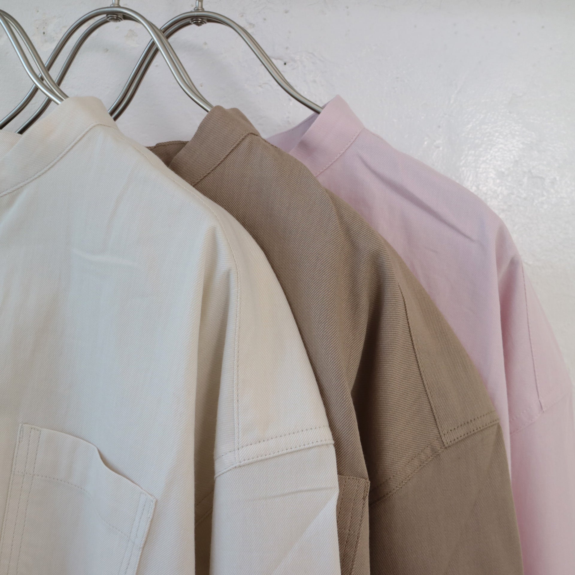 YARRA NEU SIDGRAS胸ポケットコットンシャツ NU-5453-427