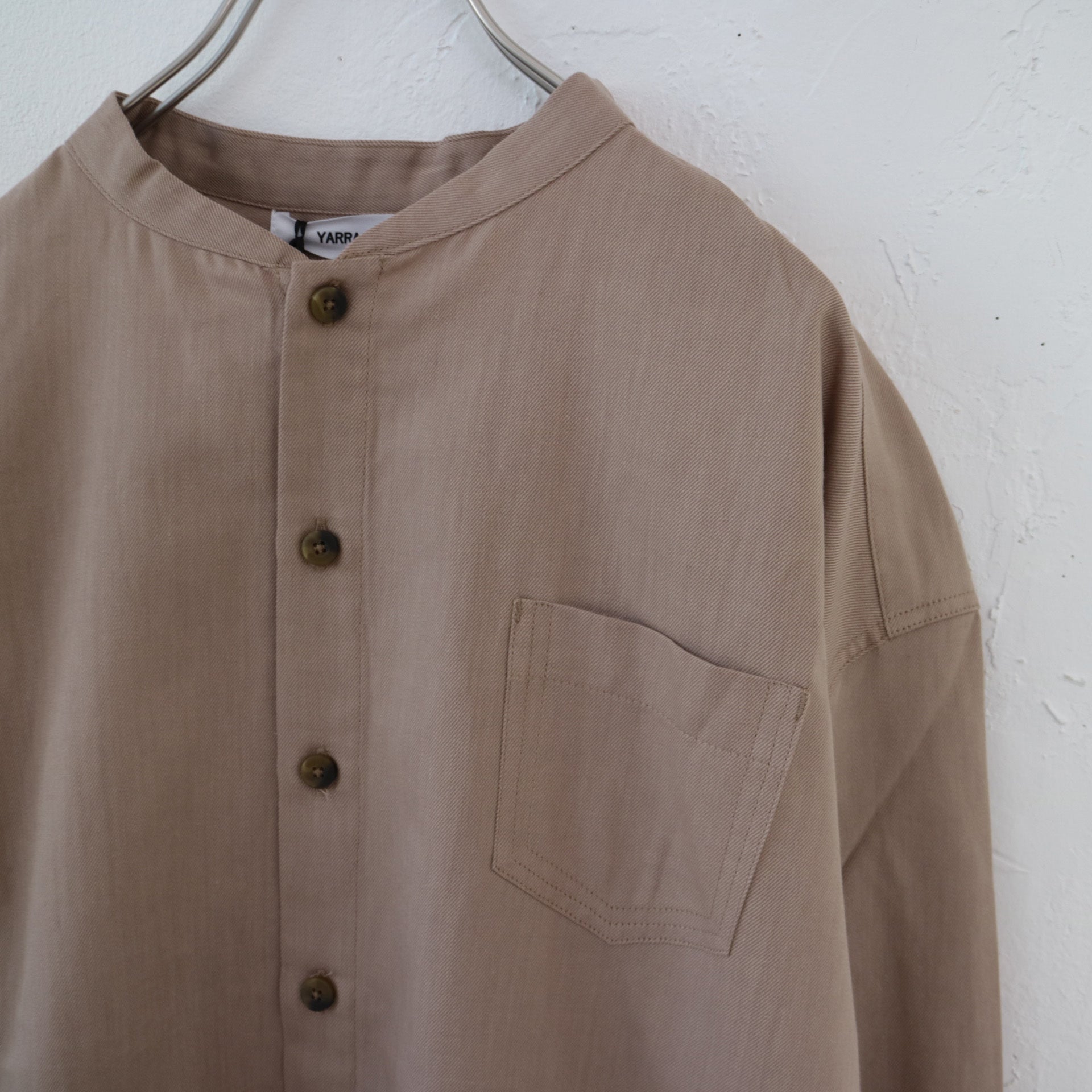 YARRA NEU SIDGRAS胸ポケットコットンシャツ NU-5453-427