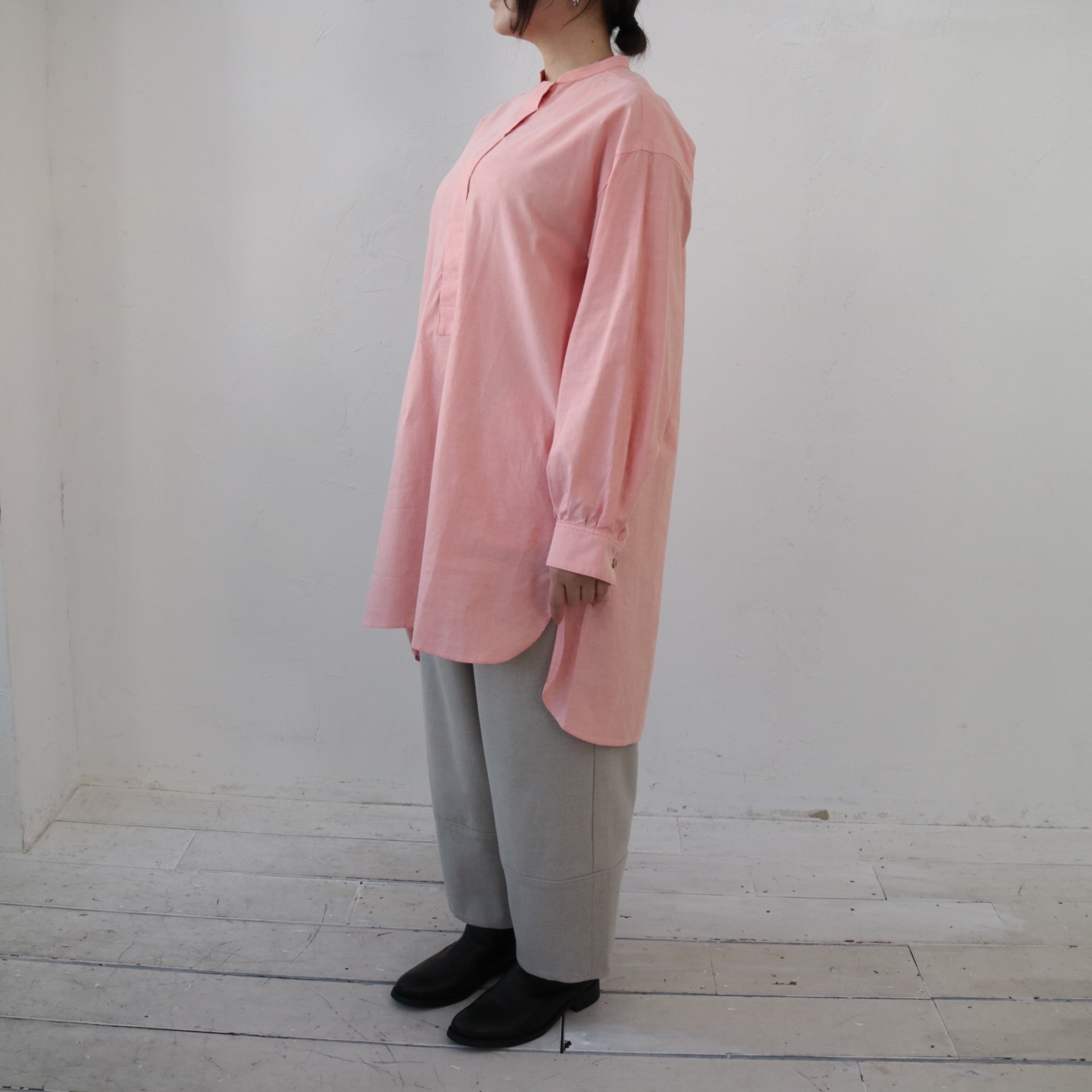 YARRA NEU SIDGRAS比翼プルオーバーシャツ NU-5444-414