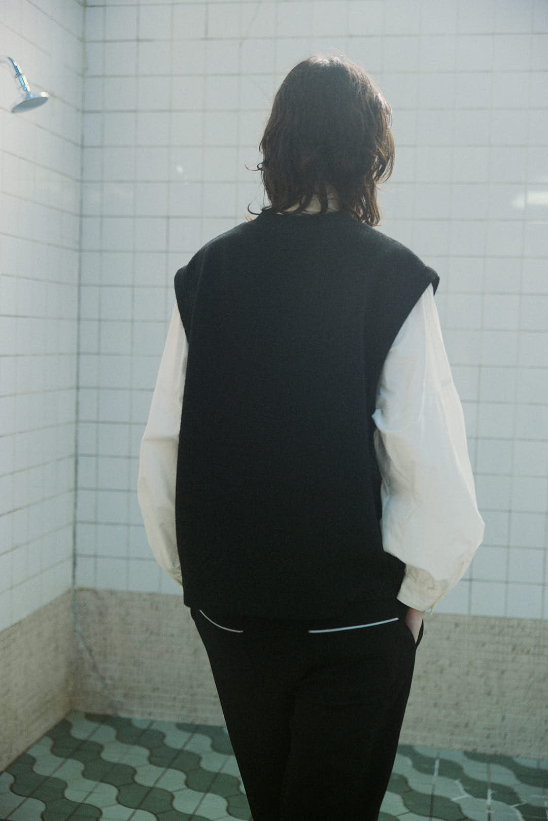 YARRA NEU 布帛コンビベスト風トップス NU-5441-404