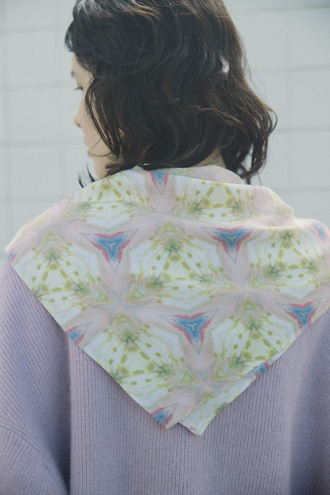 YARRA NEU オリジナルプリントビッグスカーフ NU-5448-422