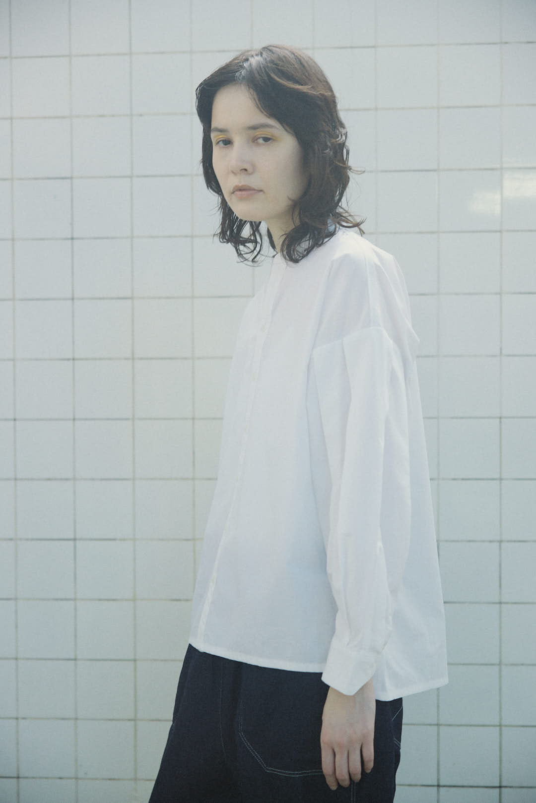 YARRA NEU SIDGRASオータムストライプシャツ NU-5443-409