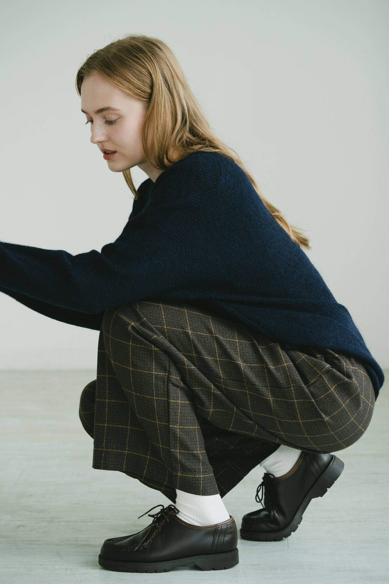 YARRA 三つ杢ツイルストレートパンツ YR-1555-252