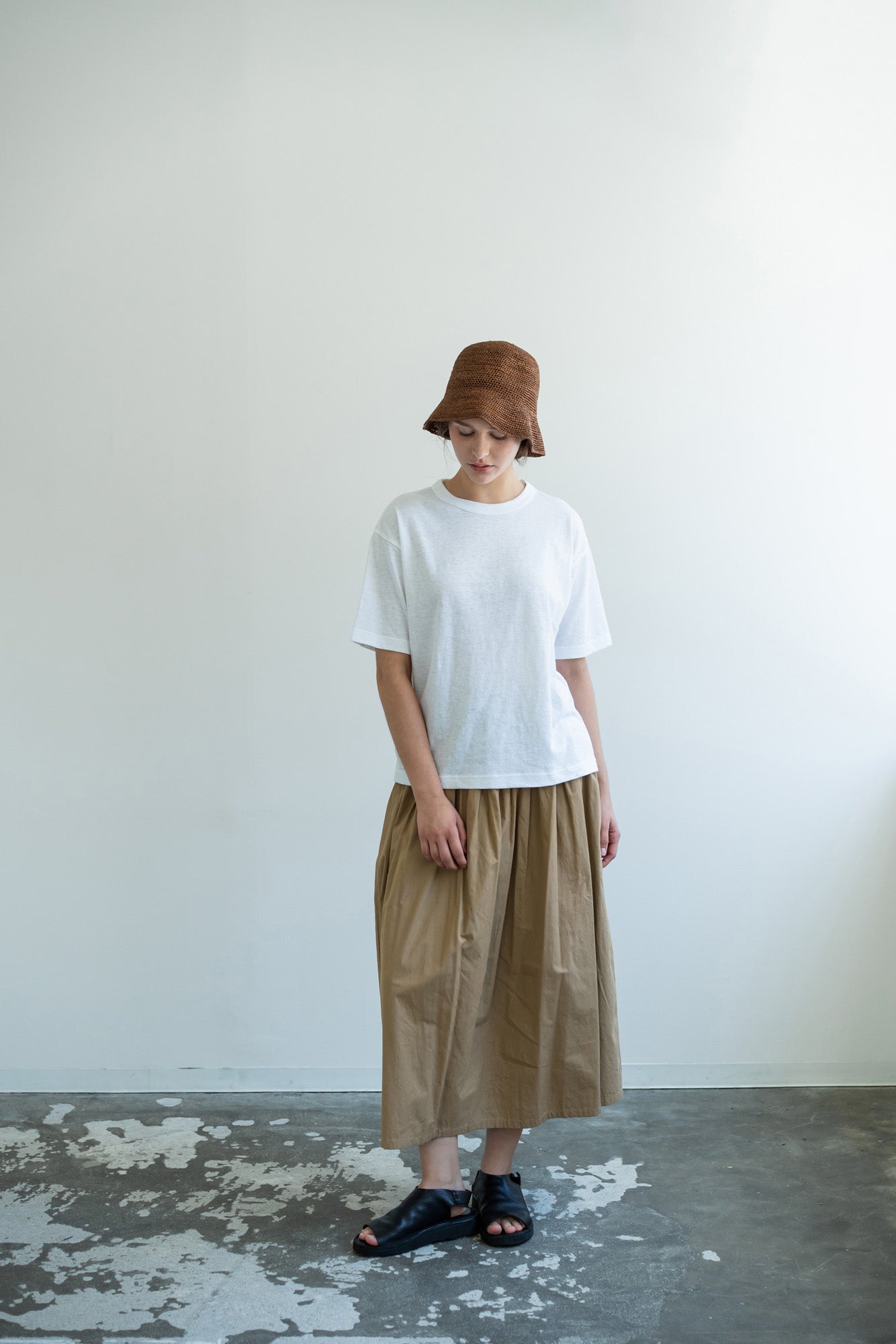 YARRA INDIAポプリンスカート YR-1616-211