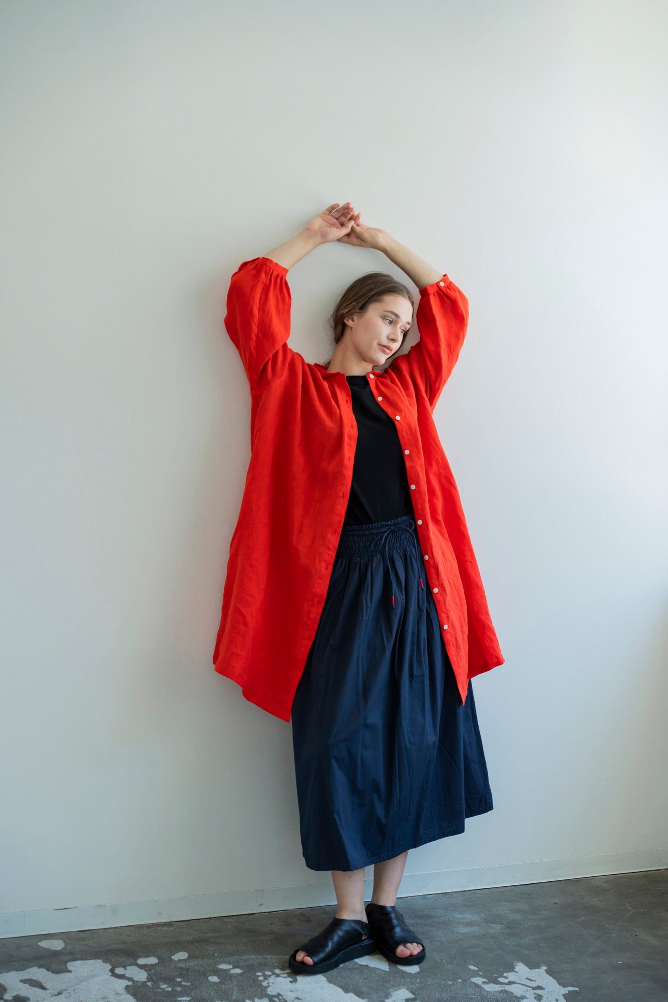 YARRA INDIAポプリンスカート YR-1616-211