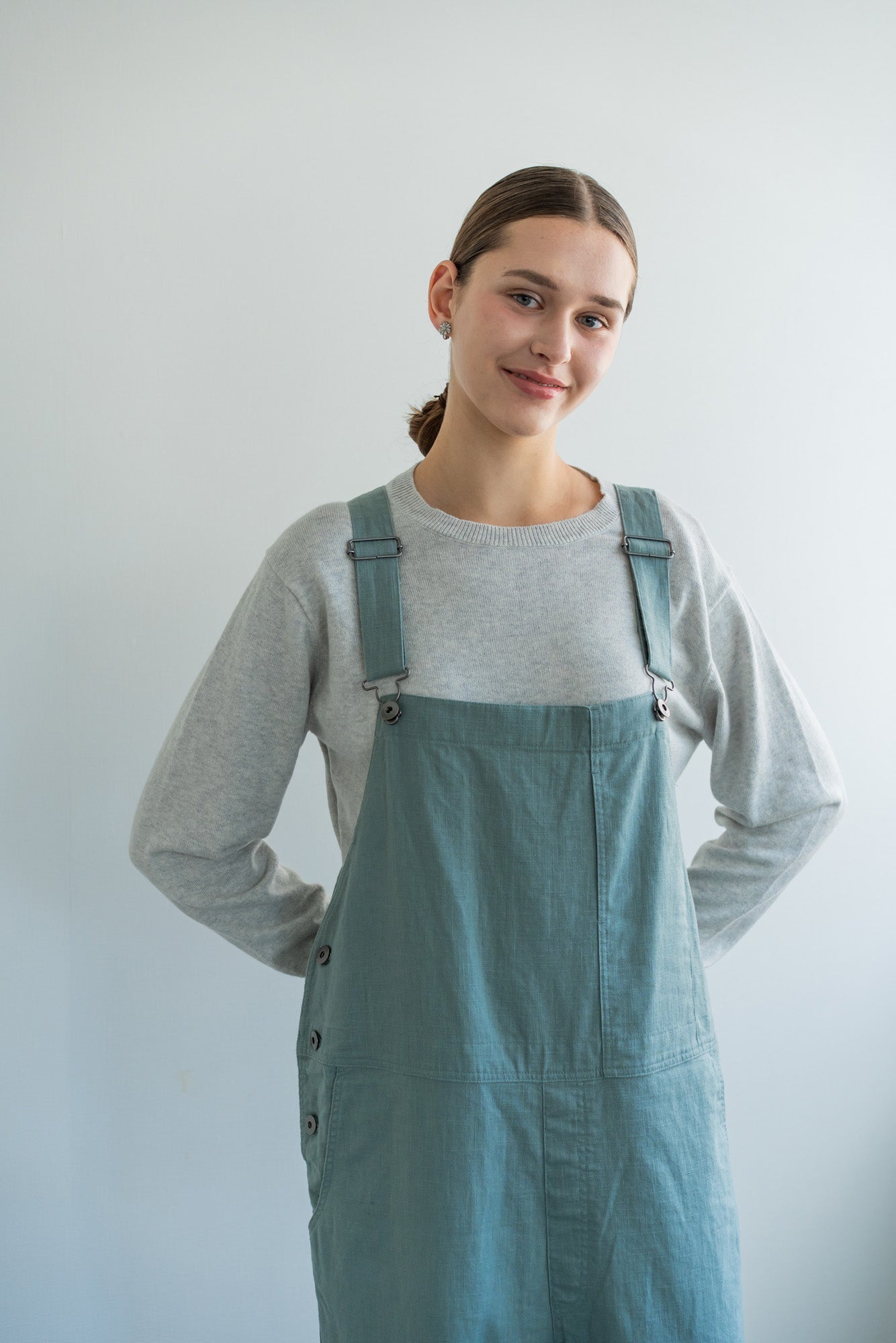 YARRA コットンカシミヤニットプルオーバー YR-1612-205