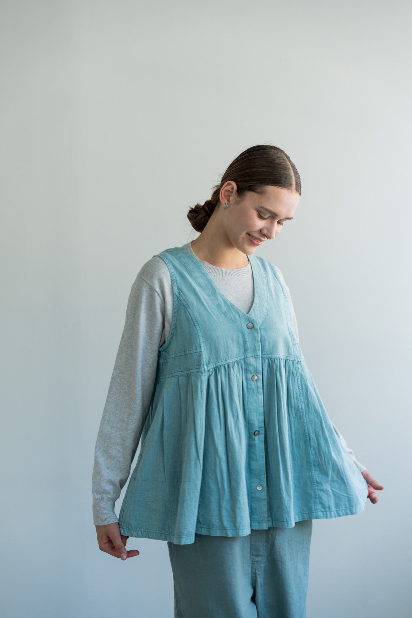 YARRA INDIAエンザイム2WAYベスト YR-1618-233