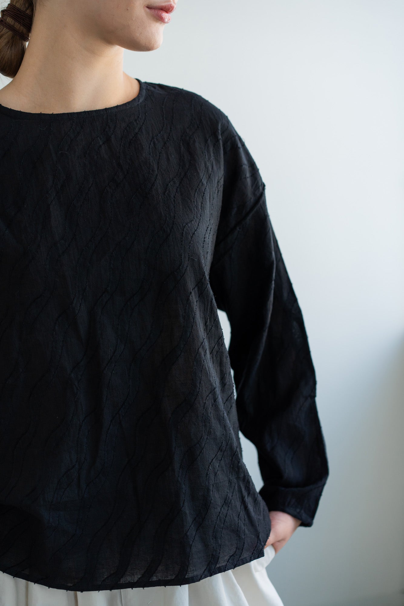 YARRA INDIAカットJQDブラウス YR-1613-224