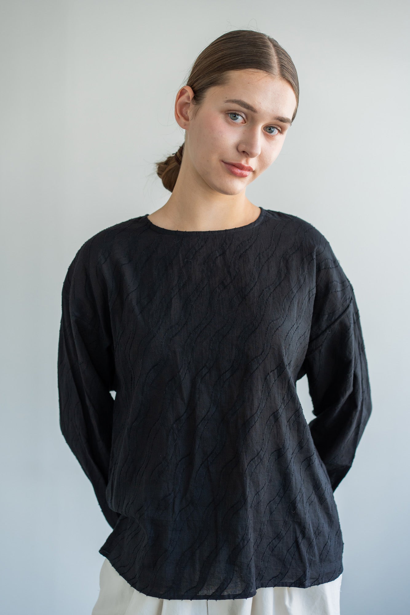 YARRA INDIAカットJQDブラウス YR-1613-224