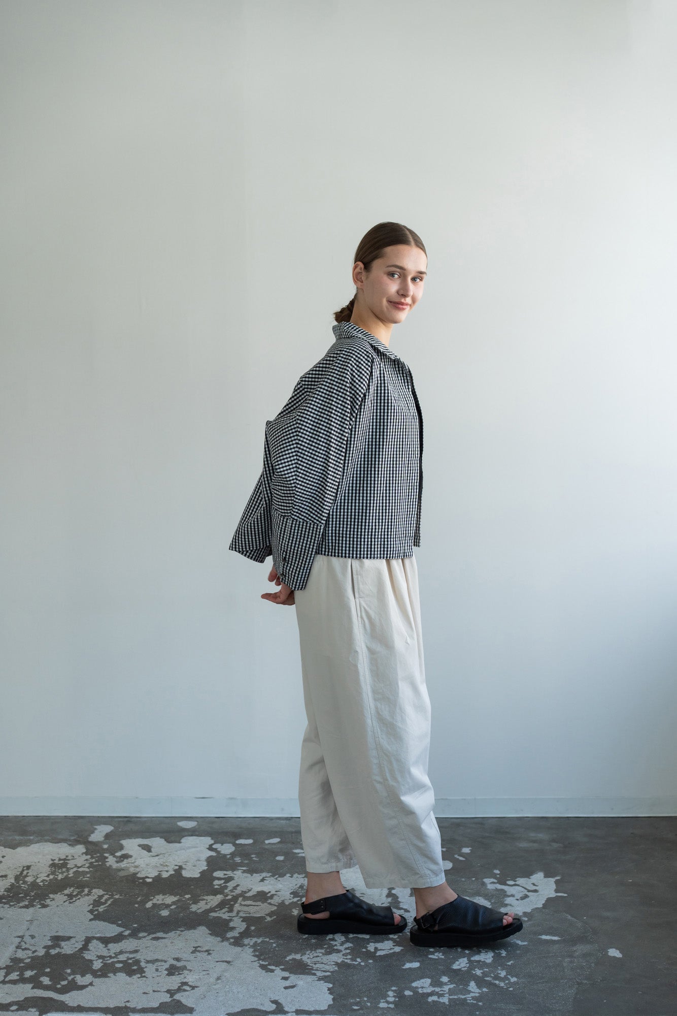 YARRA バックサテンドルマンジャケット YR-1617-244