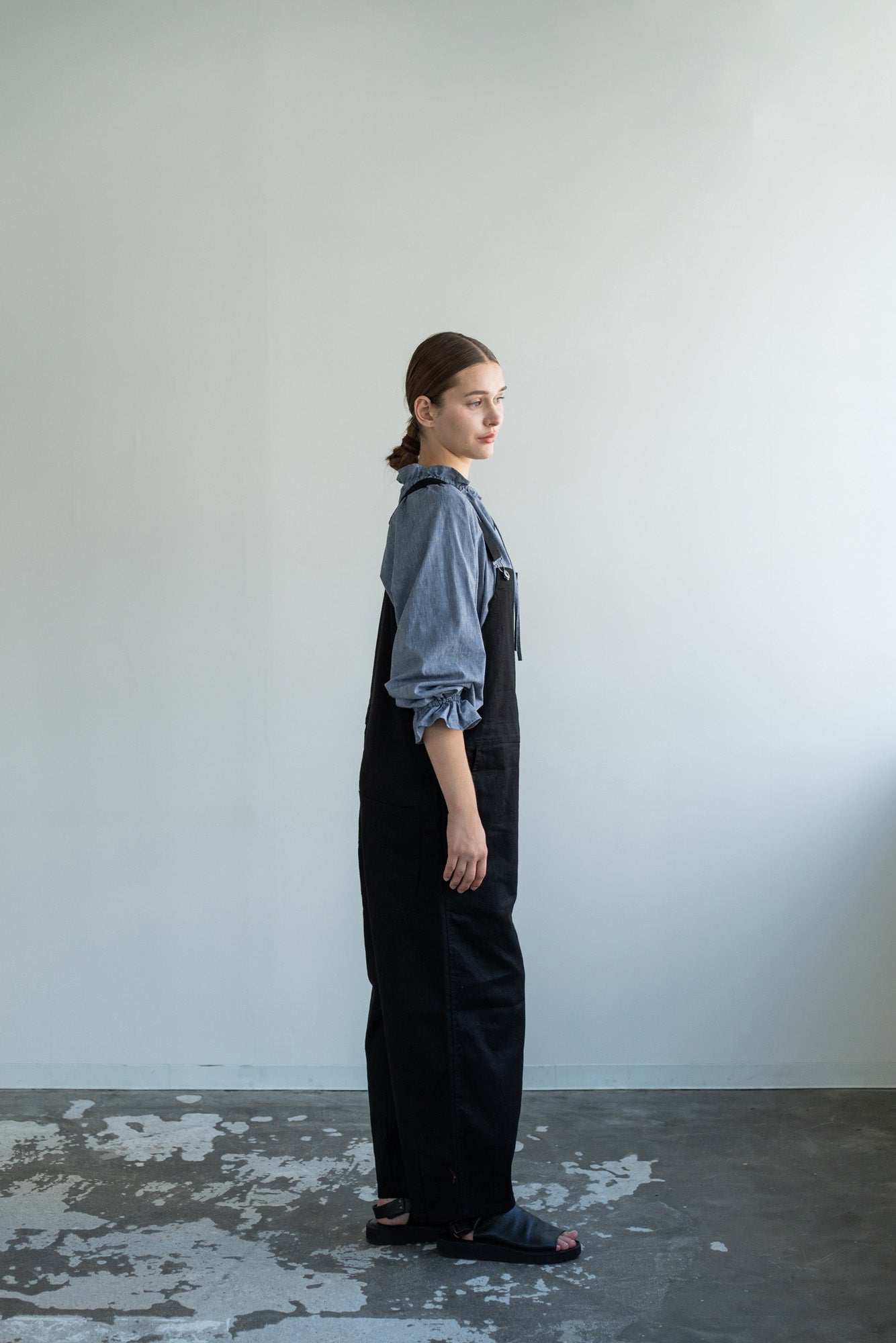 YARRA リネンオーバーオール YR-1615-215