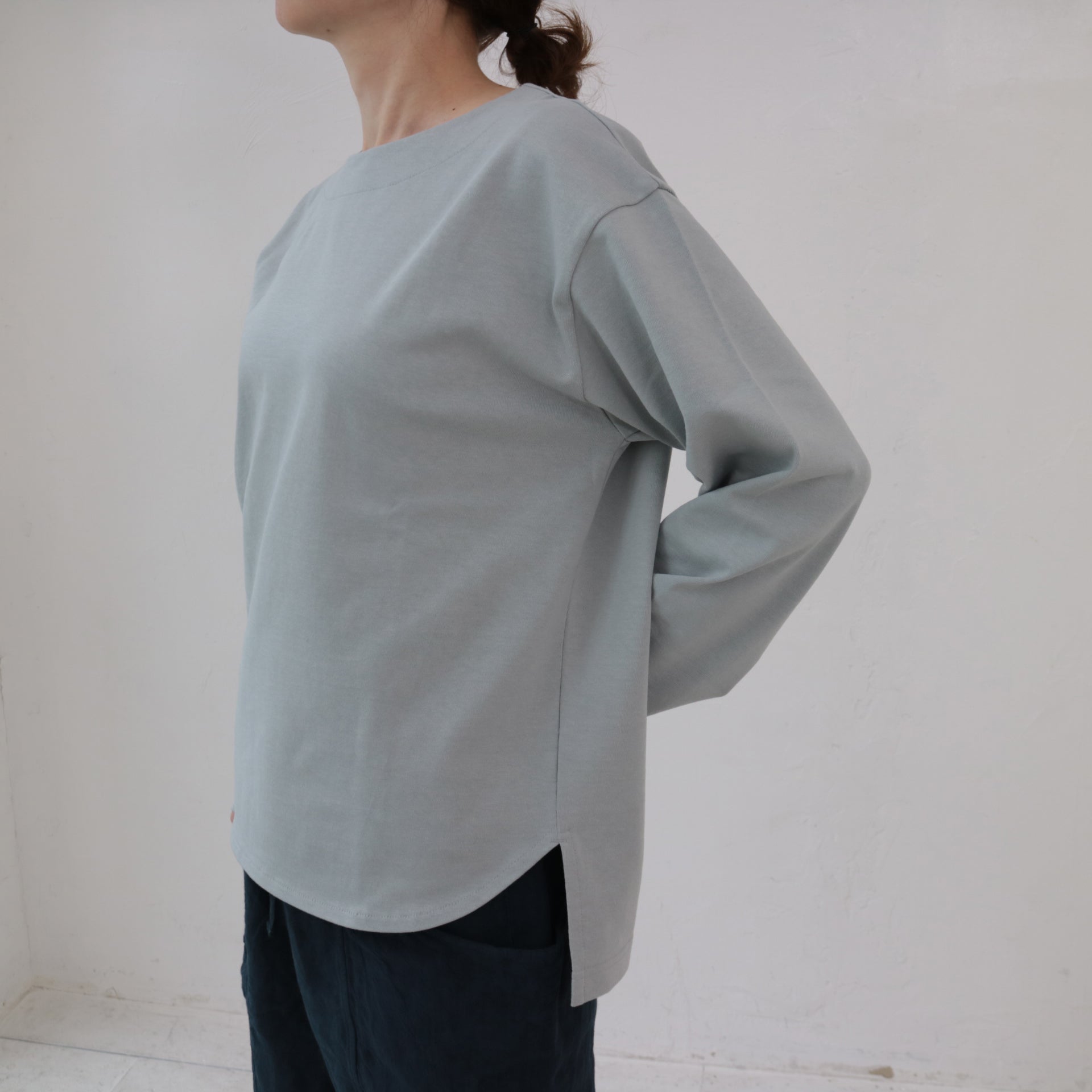 YARRA NEU デラヴェ天竺長袖カットソー NU-5411-401