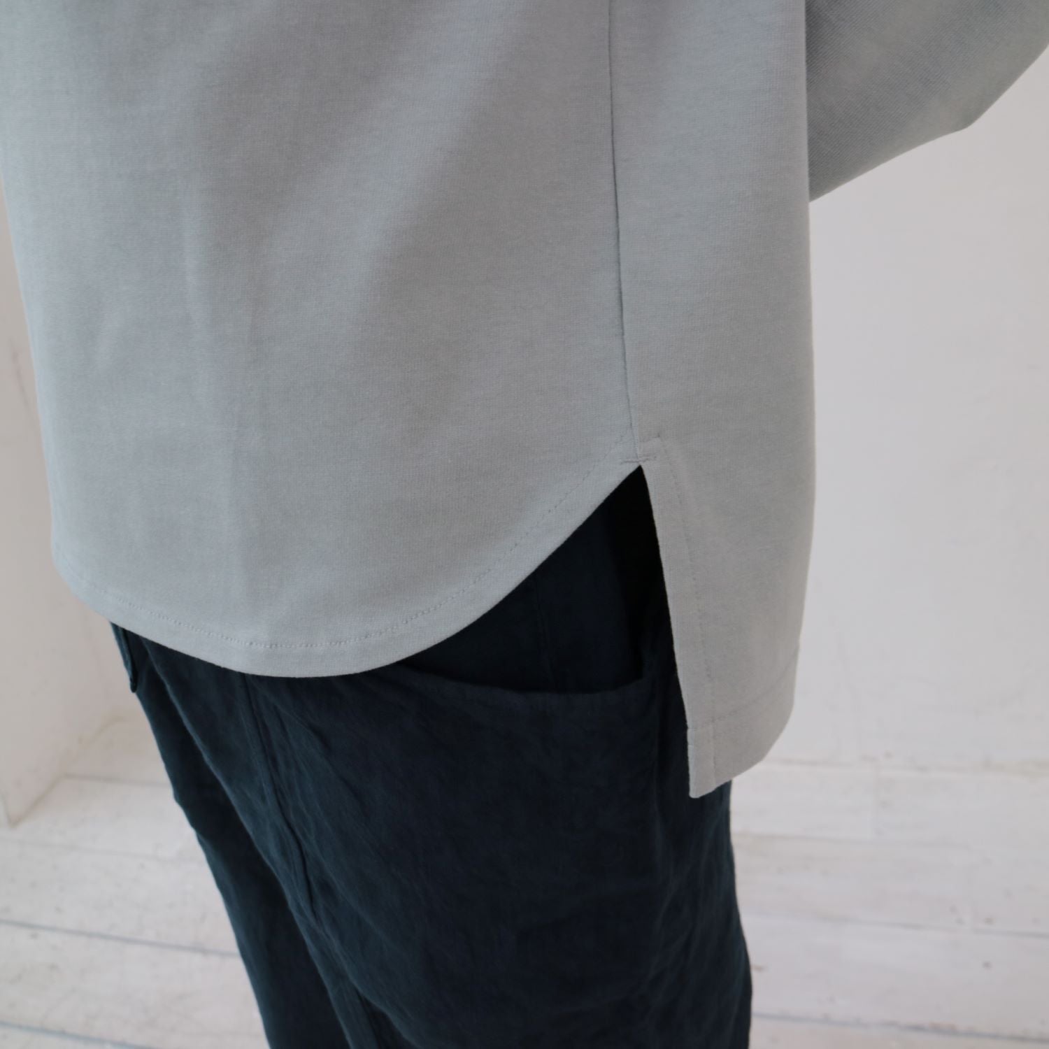 YARRA NEU デラヴェ天竺長袖カットソー NU-5411-401