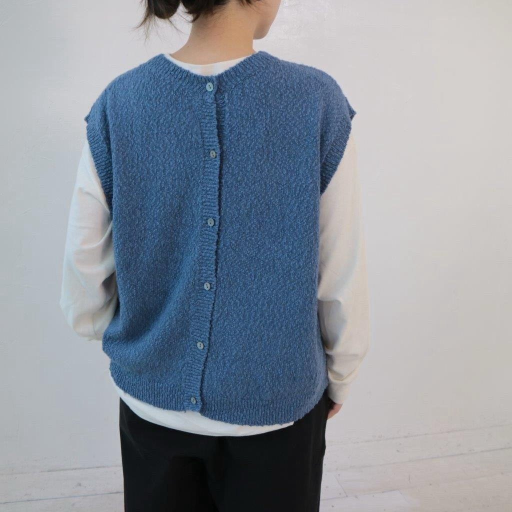 YARRA 2WAYスラブニットベスト YR-1462-277