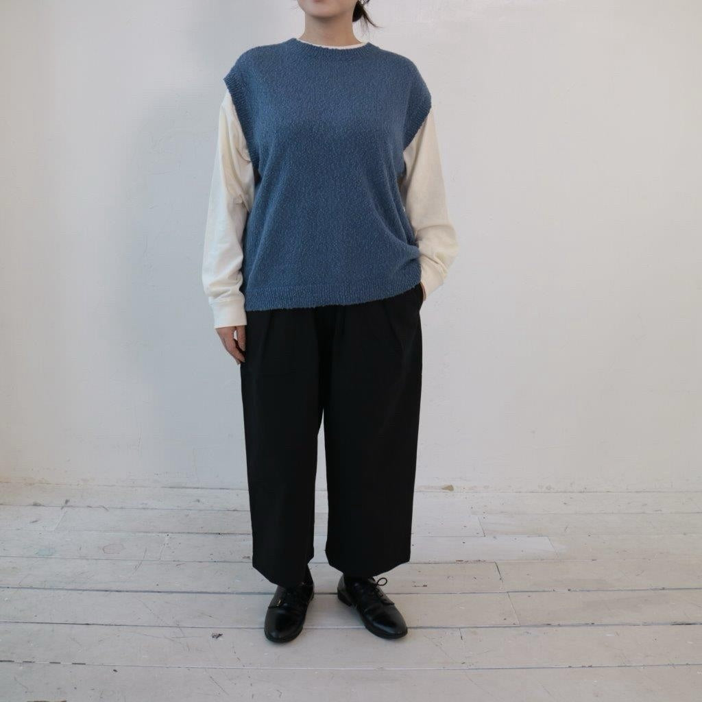 YARRA 2WAYスラブニットベスト YR-1462-277