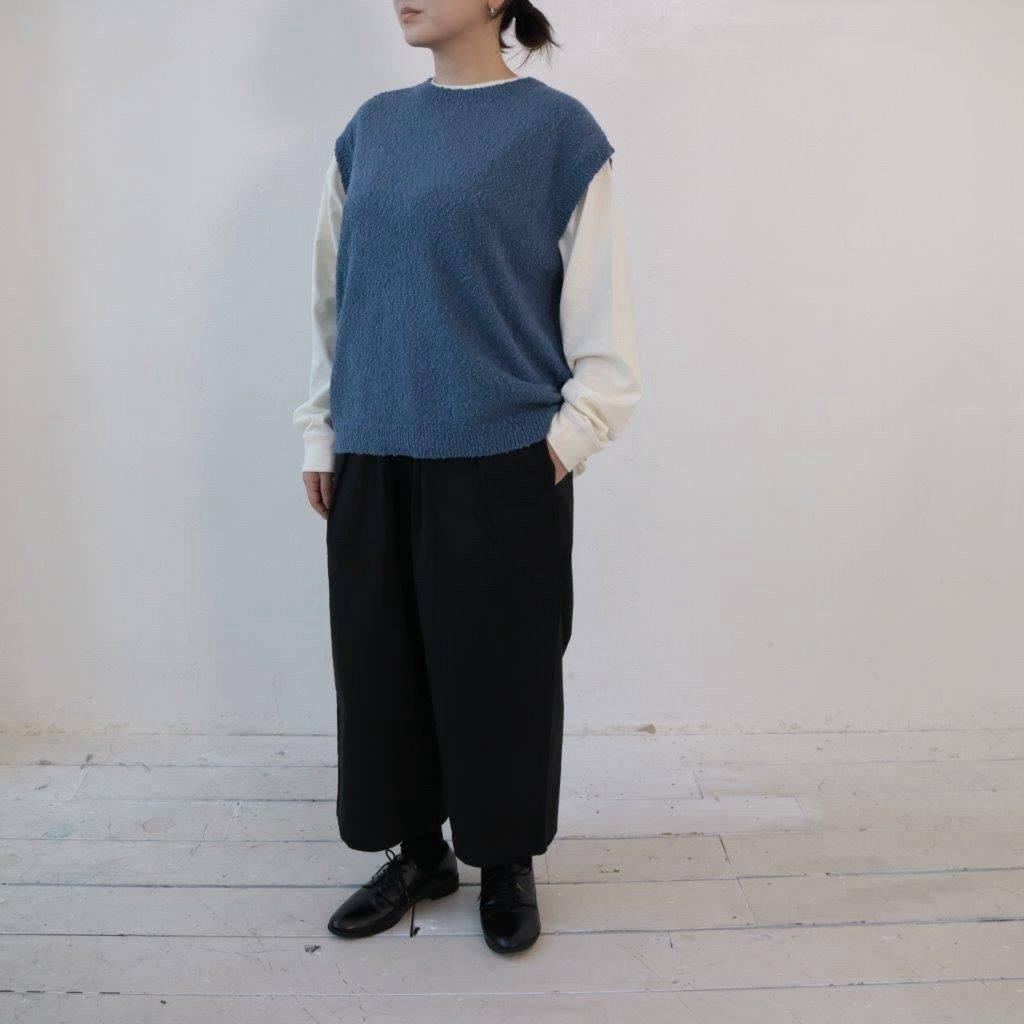 YARRA 2WAYスラブニットベスト YR-1462-277